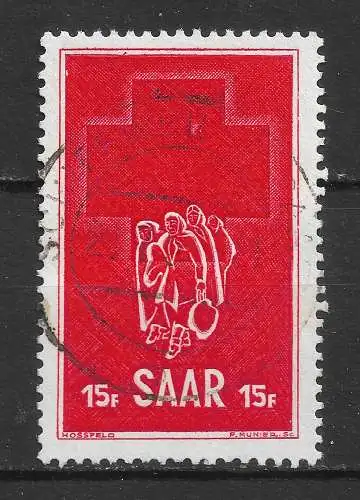 Saargebiet/Saarland 1952 Nr 318 Gebraucht