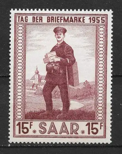 Saargebiet/Saarland 1955 Nr 361 Postfrisch / **