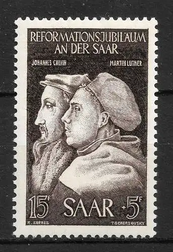 Saargebiet/Saarland 1951 Nr 308 Postfrisch / **