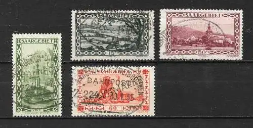 Saargebiet/Saarland 1926 Nr Los Bahnpoststempel Sonstiges