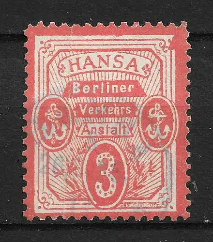 Stadtpostmarken 1886 Nr Privatpost / Stadtpost Berlin C 2 Gebraucht