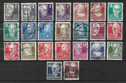 All. Bes. Sowj. Zone 1948 Nr 212 - 227 Gebraucht