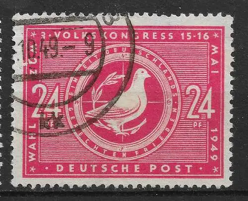 All. Bes. Sowj. Zone 1949 Nr 232 Gebraucht