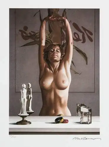 Mel Ramos 'Young Girl befor a Mirror'