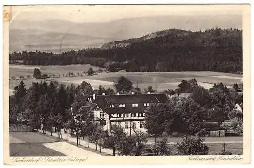 [Lithographie] AK Kurhaus Lückendorf, 1931 01 04 DBG a. 412 n. Eula,