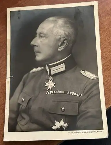 Kaiser Wilhelm II - Fotokarte - Signiert vom Kronprinzen (Rarität)
