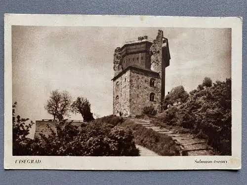 [Echtfotokarte schwarz/weiß] Salamon - Torony. 