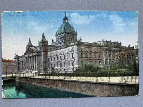 [Hand-Koloriert] Leipzig / Reichsgericht. 