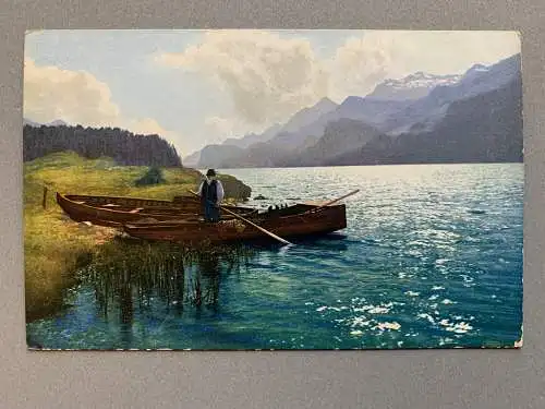 [Hand-Koloriert] Schweiz - Silsersee. 
