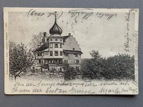 [Lithographie] Schloss Wartensee. 