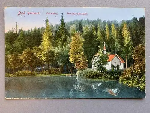 [Hand-Koloriert] Bad Reinerz - Schmelze - Mendelsohnhaus. 