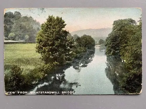 [Hand-Koloriert] View from Whatstandwell Bridge. 
