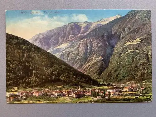 [Hand-Koloriert] Male (737m) - Val di Sole. 