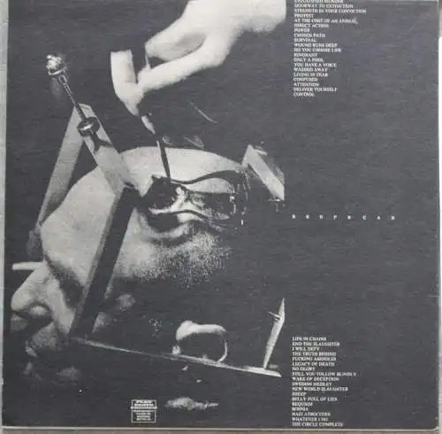 Dropdead Discography Vinyl LP Flat Earth Records Punk Violence Crust