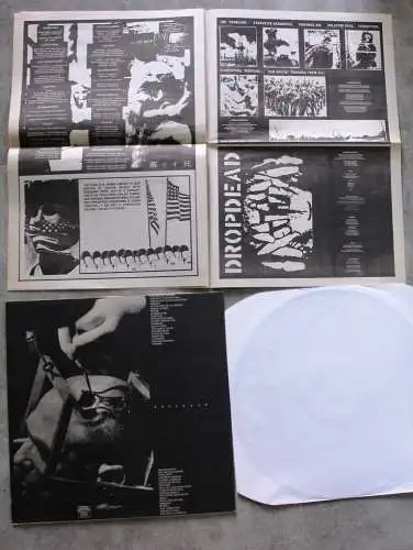 Dropdead Discography Vinyl LP Flat Earth Records Punk Violence Crust