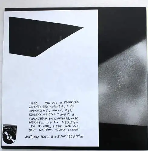 Gorilla Aktiv C-20 Vinyl LP Tommi Eckart Was soll das Schalplatten RAR in kleinster Auflage