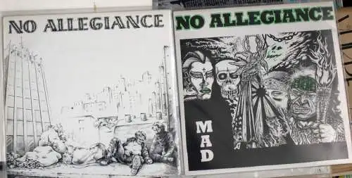 2x No Allegiance Mad und No Cash Value Vinyl LP Hardcore Punk Destiny
