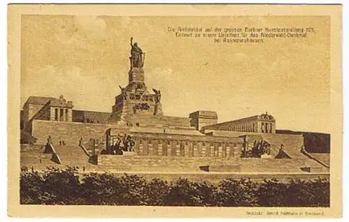 [Ansichtskarte] Berlin Kunstaustellung 1911 Assmannshausen. 