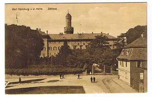 [Ansichtskarte] 2x Bad Homburg Deutsche Reich Schloss Kaiser Wilhelms Bad. 