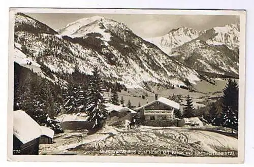 [Ansichtskarte] 2x Bad Oberdorf Bergwirtshaus zum Horn Hindelang 1942 Hindelang Iseler Rauhorn. 