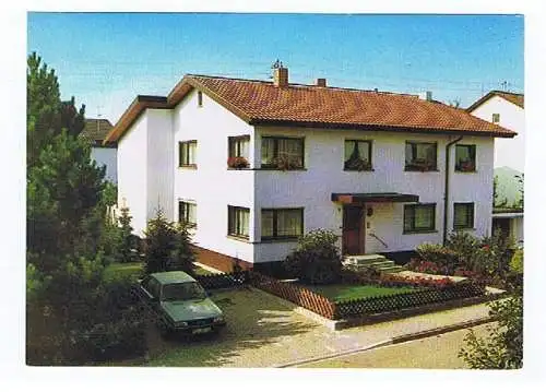[Ansichtskarte] Bad Schönborn Ohrenberg Strasse Gästehaus Schinko. 