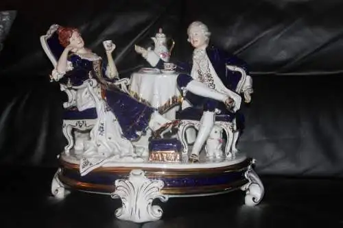 Royal Dux Czech Rokoko Frühstück Breakfast 380 x 315 x 320 Giacomo Casanova