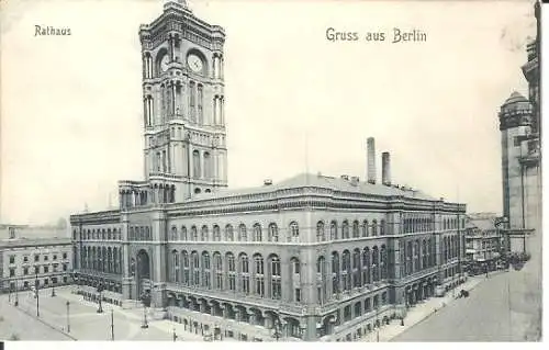 [Ansichtskarte] Berlin Gruss aus Berlin litho Korrespondenz Postkarte. 