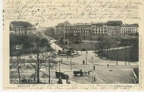 [Ansichtskarte] Berlin Lützowplatz Internationale Luftfahrt Ausstellung 1928. 
