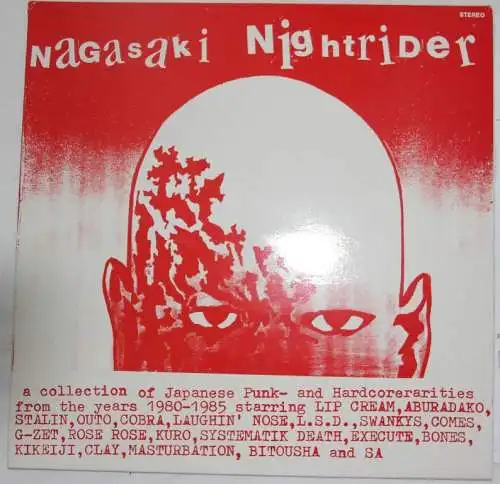 Nagasaki Nightrider Hardcore Punk 1980 bis 1985 Vinyl LP Lip Cream Aburadako