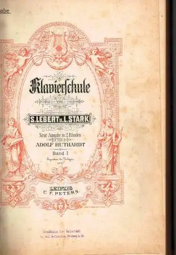Notenbuch Kriegsausgabe Klavierschule Leipzig Peters Lebert Stark


Please inquire about international shipping.

Bitte erkundigen Sie sich nach den Bedingungen für den internationalen Versand. 