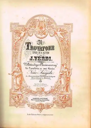 Notenbuch Verdi Trovatore Oper in 4 Akten Hamburg Cranz


Please inquire about international shipping.

Bitte erkundigen Sie sich nach den Bedingungen für den internationalen Versand. 