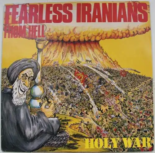 Fearless Iranians From Hell Vinyl LP Album Holy War Hardcore Punk