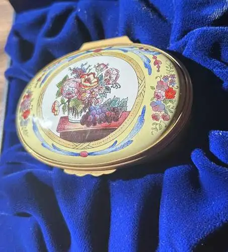Halcyon Days Enamels - dekorative Schmuckdose mit Orginalbox