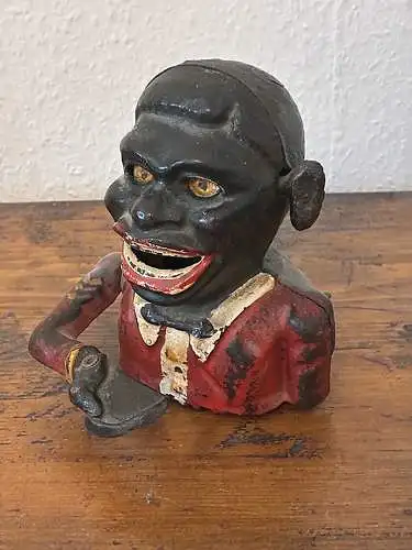 "Jolly Bank" Gusseiserne Sparfigur