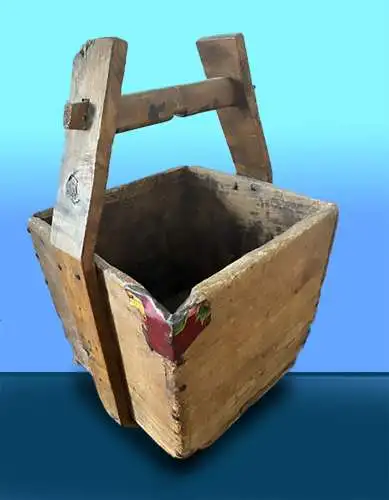 Vintage Reiskorb Holz / ca. 1930