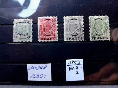 Österreich Lomb. u. Ven. 1903 Nr 4-7 Gestempelt (Posten)