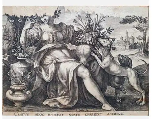 Original Kupferstich Raphael Sadeler (1560-1628) nach Martin de Vos - um 1600