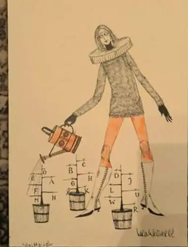 Original Grafik Karin Walther-Schriftgießer 