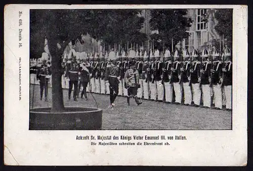 Ansichtskarte König Victor Emanuel III. von Italien um 1900