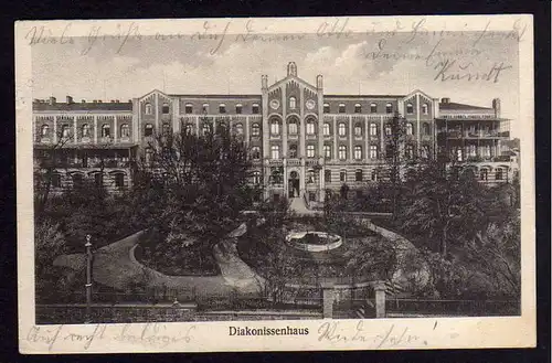 Ansichtskarte Halle Saale Diakonissenhaus 1926