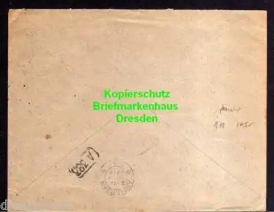 v871 Stettin 1916 Union Zensur Auslandsstelle Emmerich nach Amsterdam