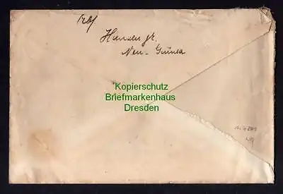 Deutsch-Neuguinea DNG Simpsonhafen Brief 1910 an Versandhaus Lewinsohn De