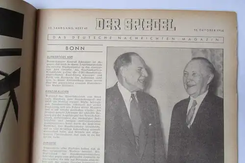 Der Spiegel 1956 10. Jahrgang Nr. 41 Österreich Oberst Fussenegger Die fröhliche