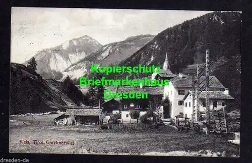 Ansichtskarte Kals am Großglockner Tirol Glocknerwirt 1914