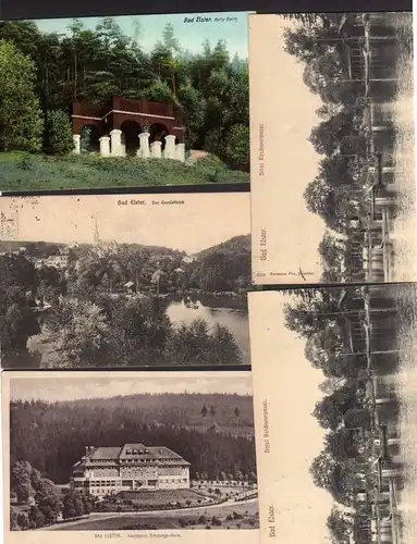 5 Ansichtskarte Bad Elster Hotel Reichverweser Kaufmanns Erholungs Heim 1917 Gondelte