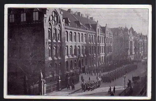 Ansichtskarte Hannover Schulkaserne Kestnerstraße 1916