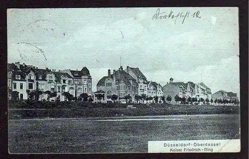 Ansichtskarte Düsseldorf Obercassel Kaiser Friedrich Ring