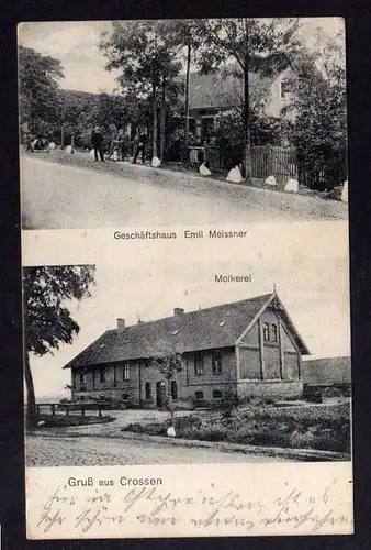 Ansichtskarte Krosno Krossen Crossen Kr. Preußisch Holland Ostpreußen 1911 Molkerei