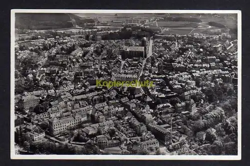 Ansichtskarte Annaberg Erzgebirge um 1935 Luftbild Fliegeraufnahme Fotokarte Junkers