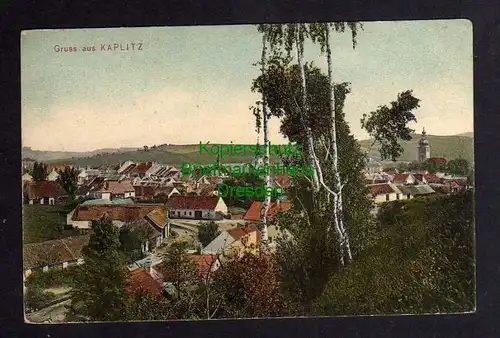Ansichtskarte Kaplice Kaplitz 1907  Panorama